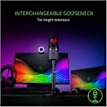Miniatyrbillede 2 af 7: Razer Seiren Emote Black Studio microphone
