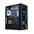 Miniatyrbillede 1 af 5: Computer Case Darkflash DK210 Graffiti (black)