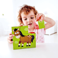 Miniatyrbillede 2 af 3: HAPE Farm Animal Block Puzzle, E1618A