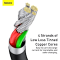 Pikkukuva 4 / 11: Baseus Type-C Superior series fast charging data cable 66W (11V/6A) 2m Black (CATYS-A01)