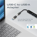 Miniatyrbillede 1 af 5: PROMATE LiteHub-4 USB-C Hub 3x USB 2.0 / 1x USB 3.0