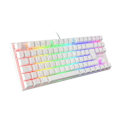 Miniatyrbillede 1 af 7: GAMING KEYBOARD GENESIS THOR 303 TKL FR RGB BACKLIGHT MECHANICAL BROWN WHITE HOT SWAP