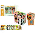 Pikkukuva 1 / 4: Wooden Blocks Assemble Characters 6 Piece Puzzle Colourful