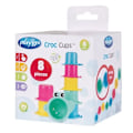 Pikkukuva 5 / 5: PLAYGRO bath toy Croc Cups, 8 pcs., 018026907
