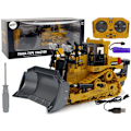 Miniatyrbillede 1 af 5: Remote Controlled Bulldozer 2.4G Remote Control Moving Bucket