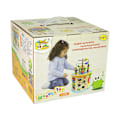 Miniatyrbillede 6 af 6: Educational Wooden Cube Sorter Maze Abacus Game Ludo Pawns