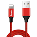 Miniatyrbillede 1 af 7: Cable Baseus Yiven Lightning 180 cm 2A - red