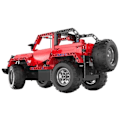 Miniatyrbillede 4 af 8: Construction Blocks Jeep Remote Controlled CADA 2.4G 531 Elements