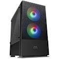 Miniatyrbillede 1 af 3: Mars Gaming MCZ PC Case ARGB Black