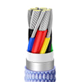 Miniatyrbillede 5 af 8: Baseus Crystal Shine cable USB-C to USB-C, 100W, 1.2m (purple)