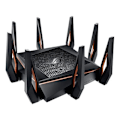 Miniatyrbillede 2 af 3: GT-AX11000 Tri-band WiFi Gaming Router | ROG Rapture | 802.11ax | 4804+1148 Mbit/s | 10/100/1000 Mbit/s | Ethernet LAN (RJ-45) ports 4 | Mesh Support