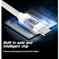 Miniatyrbillede 6 af 6: Swissten Textile USB-C To Lightning Data and Charging Cable Fast Charge / 3A / 1.2m