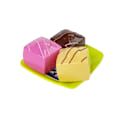 Miniatyrbillede 3 af 8: Set Eating Dessert Cake with Tray