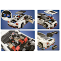 Miniatyrbilde 6 av 8: A sports car made of 1,322 elements