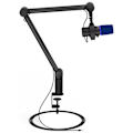 Miniatyrbild 3 av 8: Endorfy mikrofon Solum Broadcast / streamovací / nastavitelné rameno / pop-up filtr / 3,5mm jack / USB-C