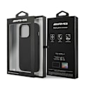 Miniatyrbillede 8 af 8: AMG AMHCP13XDOLBK Leather Back Case For Apple iPhone 13 Pro Max Black