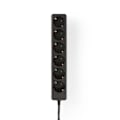 Miniatyrbillede 1 af 3: Nedis EXSO615F1BK Extension Cord 1.5m
