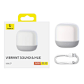 Miniatyrbillede 8 af 10: BOXA Baseus AeQur V2, wireless, 14 ore durata baterie, suporta pairing stereo cu alta boxa Baseus AeQur, alb, "A20050500211-00"  (timbru verde 2.00 le