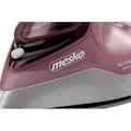 Miniatyrbillede 1 af 6: Mesko | Iron | MS 5028 | Steam Iron | 2600 W | Continuous steam 35 g/min | Steam boost performance 60 g/min | Pink/Grey