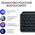 Miniatyrbild 1 av 8: Logitech MX Keys S Advanced Wireless Illuminated Keyboard - CZ/SK - GRAPHITE