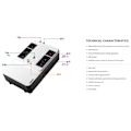 Miniatyrbillede 6 af 6: UPS Keor Multiplug 600 AVR 4+2 FR 310083