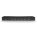 Miniatyrbillede 1 af 5: Lindy 4 Port HDMI 2.0 18G Splitter "LY-38236" (timbru verde 0.18 lei)