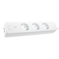 Miniatyrbild 3 av 5: Branch Socket DELTACO SMART HOME 3xCEE 7/4, USB-A 2A, white / SH-P03USB2
