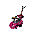 Pikkukuva 3 / 11: Toddlers Ride On Push Along with Parent Handle Mega Car 3in1 Pink