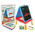 Pikkukuva 1 / 6: 3-in-1 Magnetic-chalk board, blue table for games