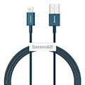 Pikkukuva 8 / 11: Baseus Lightning Superior Series cable, Fast Charging, Data 2.4A, 1m Blue (CALYS-A03)