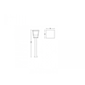 Miniatyrbillede 3 af 3: ECONIC HUE WACA EU POST BLACK 1X15W 24V