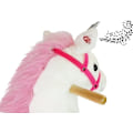 Pikkukuva 5 / 5: Running Horse Unicorn White Sounds Moves Snout Tail 74 cm