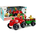 Pikkukuva 1 / 4: Tractor with a trailer, animals for babies, batteries, lights, sound