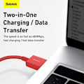 Pikkukuva 9 / 11: Baseus Lightning Superior Series cable, Fast Charging, Data 2.4A, 1m Red (CALYS-A09)
