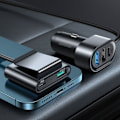 Pikkukuva 3 / 11: Joyroom Car Charger 5-in-1, C+C+U+U+U, QC 3.0, PD 3.0, FCP, AFC, 12V/24V, 72W, Black (JR-CL05)