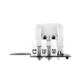 Pikkukuva 5 / 6: Lanberg Closed-loop thermostat 10A for rack cabinets with 19" ear and terminal block, gray | Lanberg