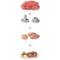 Miniatyrbillede 11 af 11: Bosch MFW68660 mincer 800 W Black, Chrome