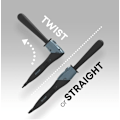 Miniatyrbilde 3 av 6: Revamp TO-2003 Progloss Diverse 19-32mm Reverse Waves and Curl Barrel