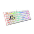Miniatyrbillede 4 af 7: GAMING KEYBOARD GENESIS THOR 303 TKL FR RGB BACKLIGHT MECHANICAL BROWN WHITE HOT SWAP