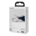 Miniatyrbild 8 av 8: Quick Charge USB to M+L+C  Baseus Superior Data 3.5A 0,5m (White)