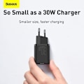 Miniatyrbilde 10 av 11: Baseus Super Si PD Wall Charger  30W / 1x USB-C