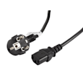 Miniatyrbillede 1 af 4: Lanberg CA-C13C-11CC-0030-BK power cable Black 3 m C13 coupler CEE7/7