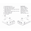 Miniatyrbilde 4 av 4: Swissten All In One Power Bank 3A / PD / QC 3.0 / Wireless 10W / USB / USB-C / 10000 mAh