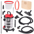 Miniatyrbillede 11 af 11: Camry | Professional industrial Vacuum cleaner | CR 7045 | Bagged | Wet suction | Power 3400 W | Dust capacity 25 L | Red/Silver