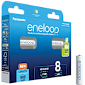Miniatyrbilde 3 av 4: Rechargeable batteries PANASONIC ENELOOP AAA 800 mAh 8 szt (BK-4MCDE/8HH)