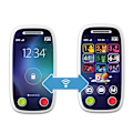 Miniatyrbillede 1 af 2: INFINI FUN set of telephones for first conversations, S18040
