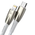 Miniatyrbillede 3 af 5: USB-C cable for Lightning Baseus Glimmer Series, 20W, 1m (White)