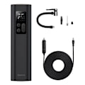 Miniatyrbilde 1 av 9: Baseus Car Tool Super Mini Inflator Tyre Pump 15sec Fast Inflation, 4 Tires in 25 Minutes, Black (CRCQ000001)