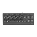 Miniatyrbilde 2 av 6: Natec Keyboard, Barracuda, US Layout, Slim | Natec | Keyboard | Barracuda | Standard | Wired | US | Black | 529 g