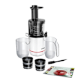 Miniatyrbilde 2 av 3: Bosch MESM500W juice maker Slow juicer 150 W Black, White